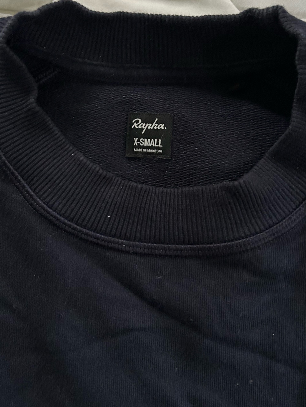 Rapha Navy Blue Crewneck Sweatshirt 100% Organic Cotton